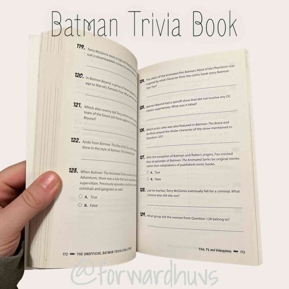 The Unofficial Batman Trivia Challenge Book By Alan Kistler 800+ Questions - Picture 6 of 7